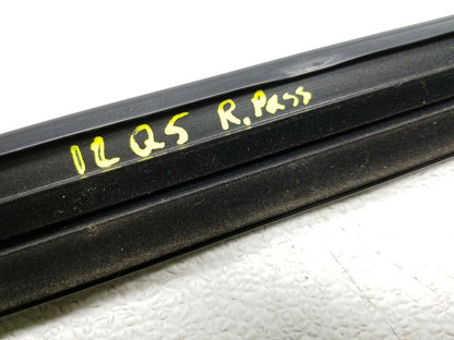 10 11 12 Audi Q5 Rear Right Pass Door Window Belt Seal Molding OEM 72k Miles
