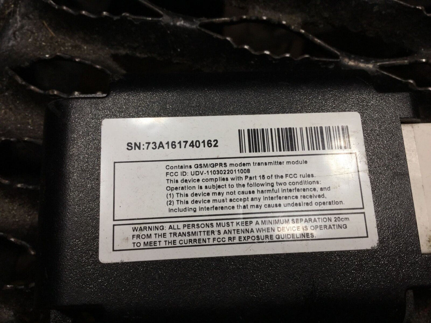 15 16 17 Jeep Renegade Gsm / Gprs Modem Transmitter Module 161740162 OEM