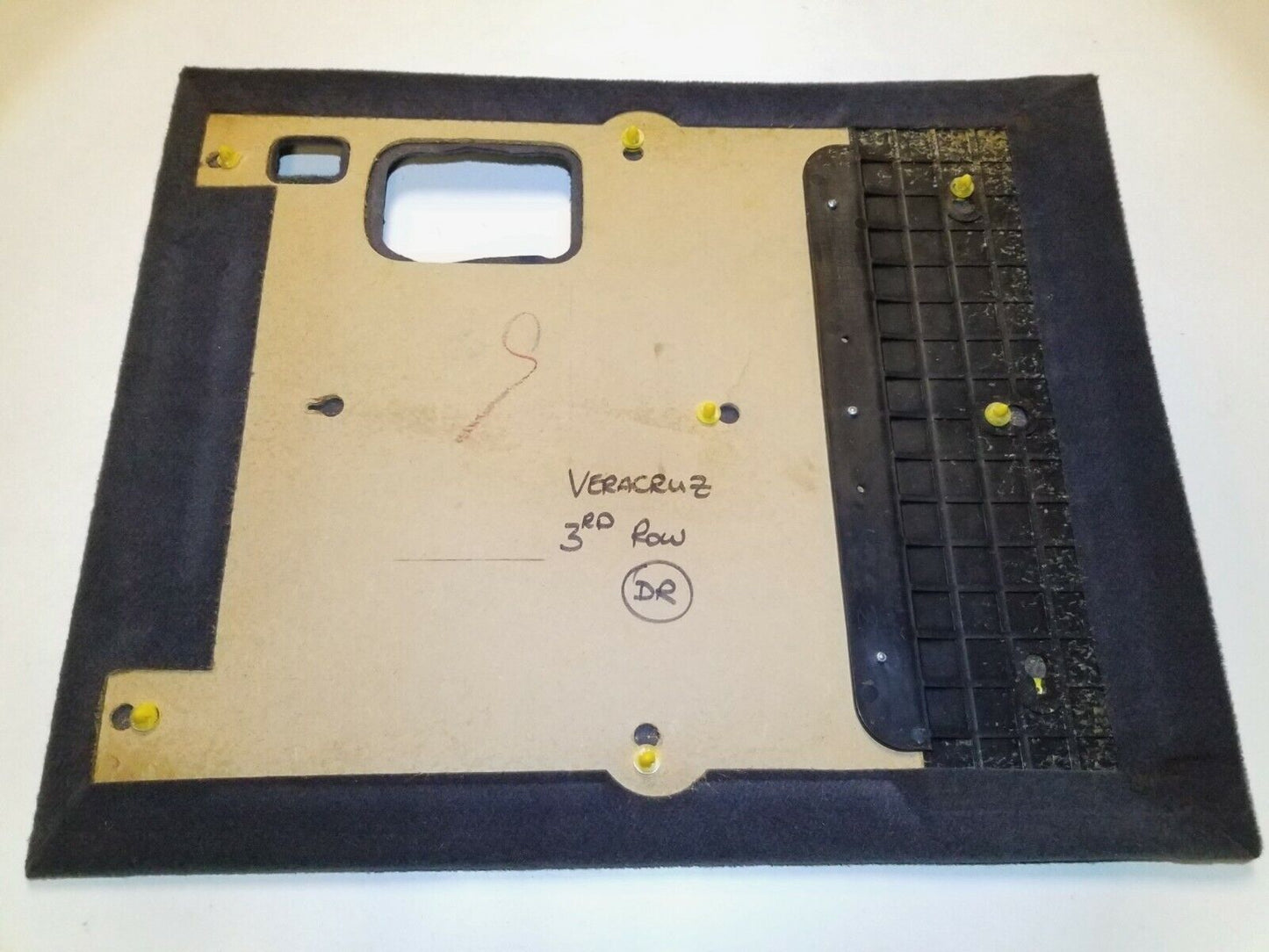 07 08 09 10 11 12 Veracruz 3rd Third Row Left Driver Seat Back Trim Panel OEM