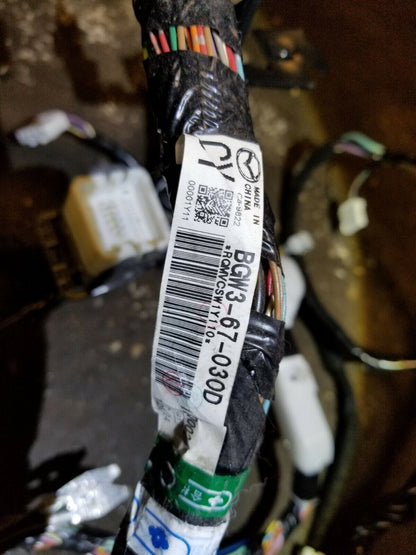 10 11 12 13 Mazda 3 Sedan Dash Wire Wiring Harness OEM