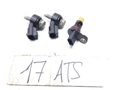 2016 - 2018 Cadillac Ats Crankshaft & Camshaft Position Sensor 3pcs  2.0l OEM