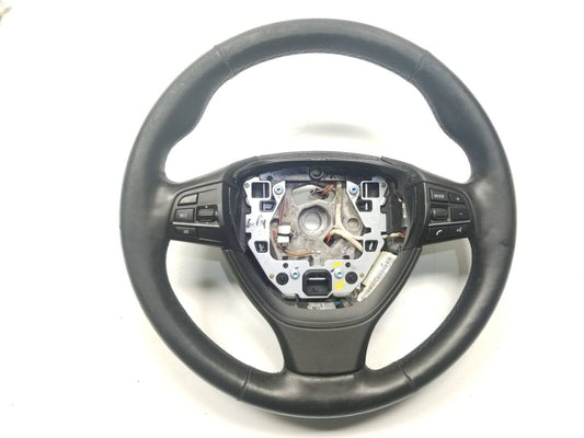 09 10 11 12 BMW 750li Steering Wheel Black Leather OEM