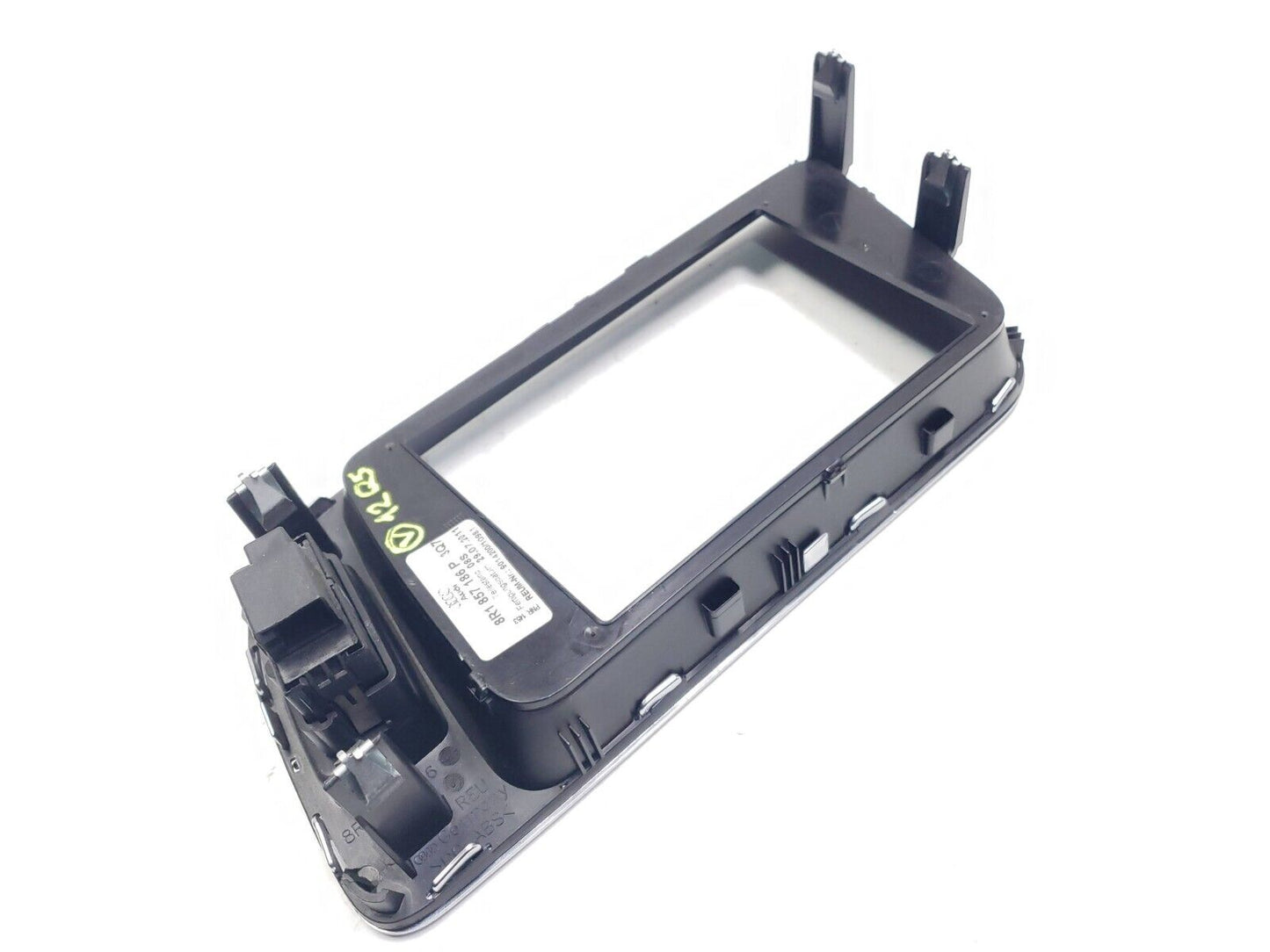 2009-2017 Audi Q5 Center Dash Display Surround Trim Bezel & Hazard Switch   OEM