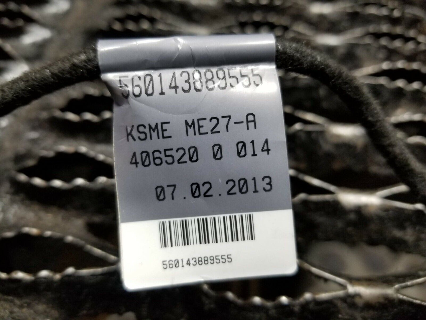 2013 2014 2015 2016 Audi A4 Rear Right Passenger Side Door Wire Harness OEM