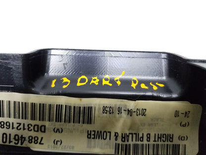 13 14 15 16 Dodge Dart B Pillar Lower Trim Right Passenegr Side OEM 52k
