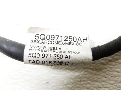 19 20 21 Volkswagen Jetta Battery Ground Cable 5q0971250ah  OEM