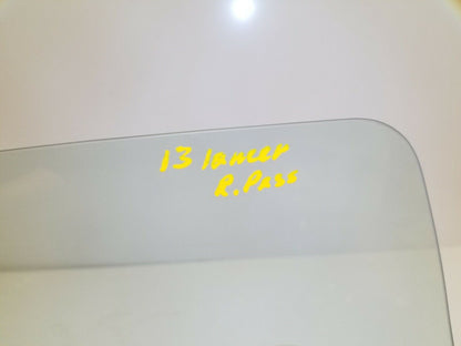10 11 12 13 14 15 Mitsubishi Lancer Rear Right Pass Side Door Window Glass OEM