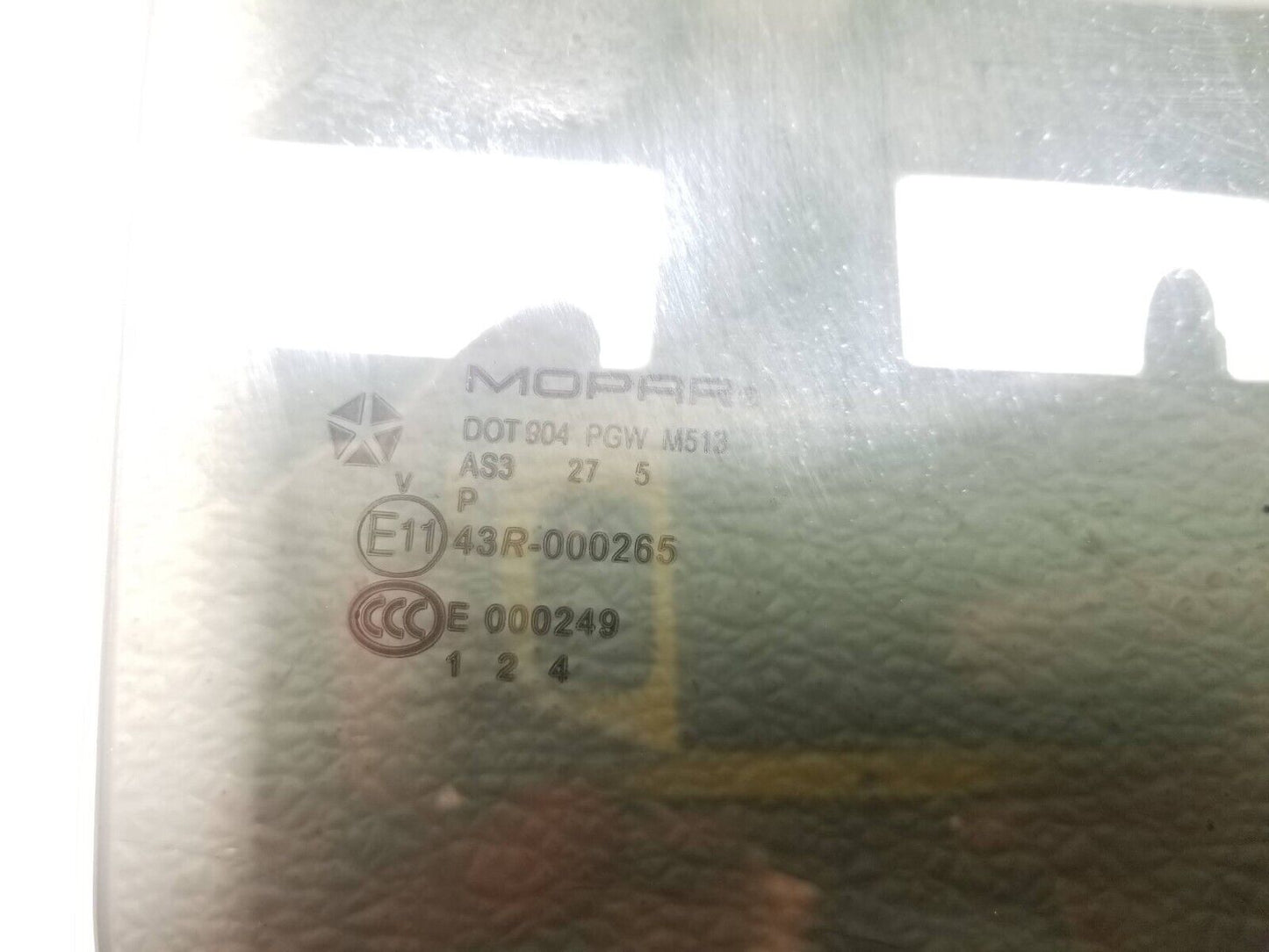 14 15 16 17 Jeep Grand Cherokee Rear Right Pass Door Window Glass OEM