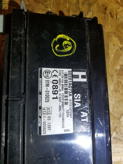 2008 2009 Subaru Legacy Theft Locking Module 88281ag73a OEM