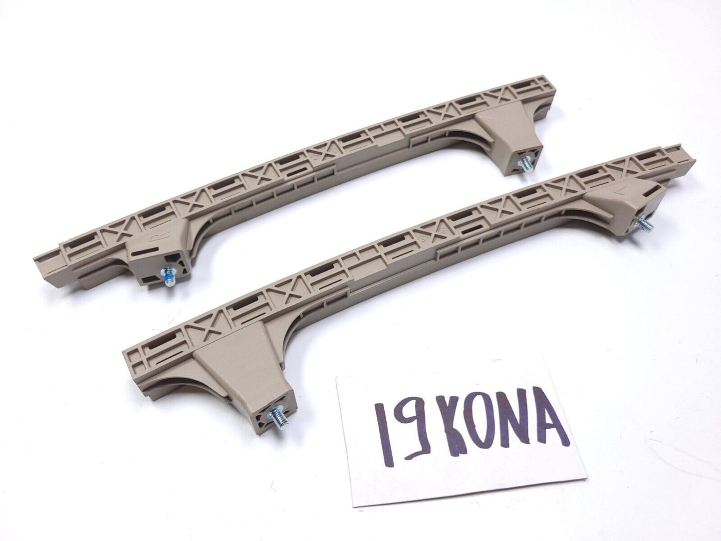 18-21 Hyundai Kona Rear Door Window Channel Left & Right Pair OEM 29k