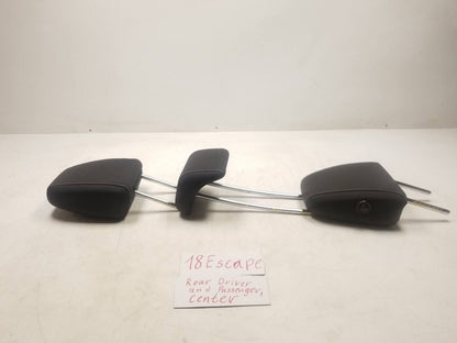 17 18 19 Ford Escape Rear Seat Headrest 3pcs OEM