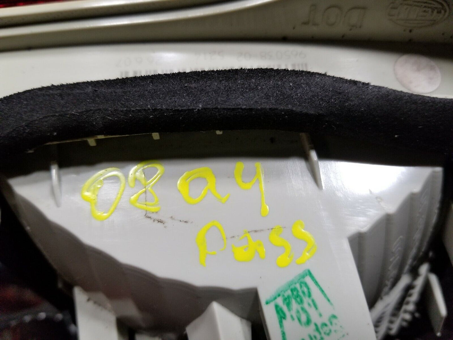 05 06 07 08 Audi A4 Right Passenger Side Inner Tail Light OEM