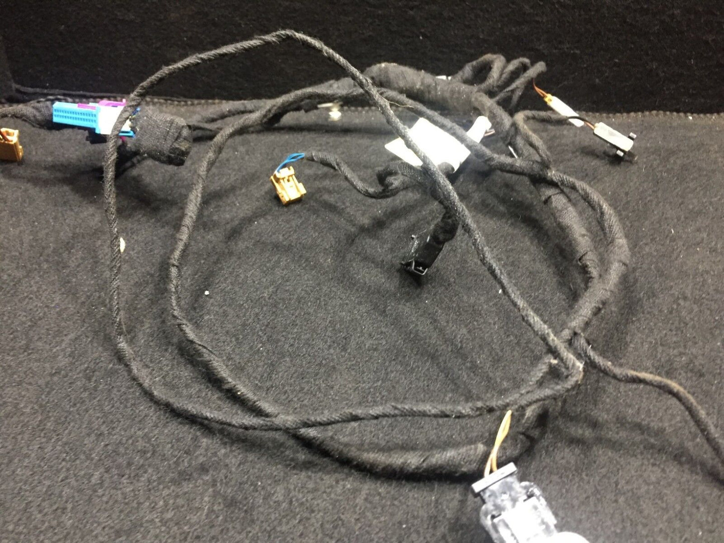 08 09 10 11 Audi A5 Coupe Front Left Driver Door Panel Wire Harness OEM