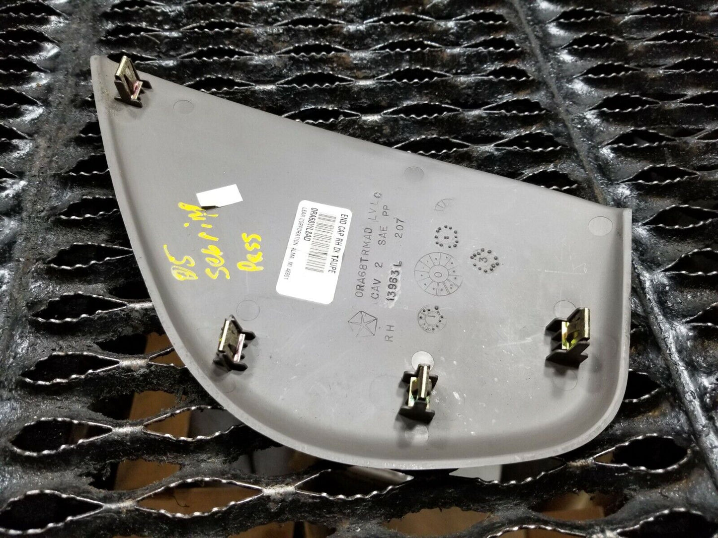 04 05 06 Chrysler Sebring Convertible Dash End Cap Cover Right Pass Side OEM