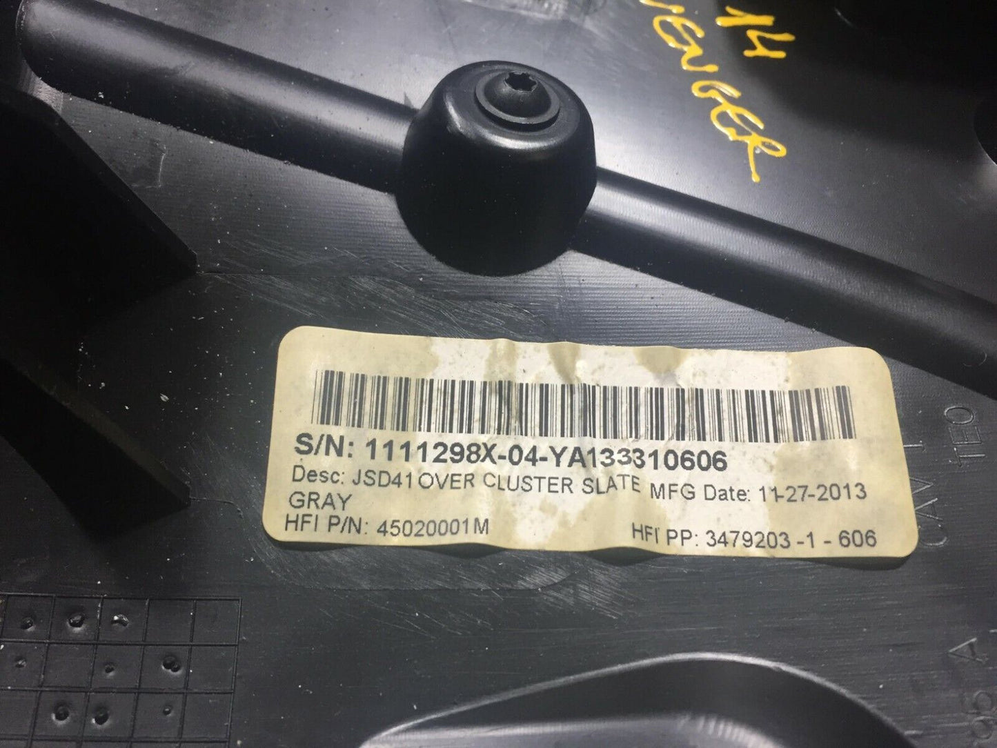 11 12 13 14 Dodge Avenger 2.4l Dash Speedometr Trim Panel Cover Pad D37