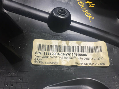 11 12 13 14 Dodge Avenger 2.4l Dash Speedometr Trim Panel Cover Pad D37