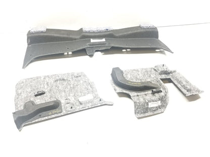15 16 17 18 Dodge Challenger Rear Trunk Liner End Trim Cover 3pcs OEM 36k