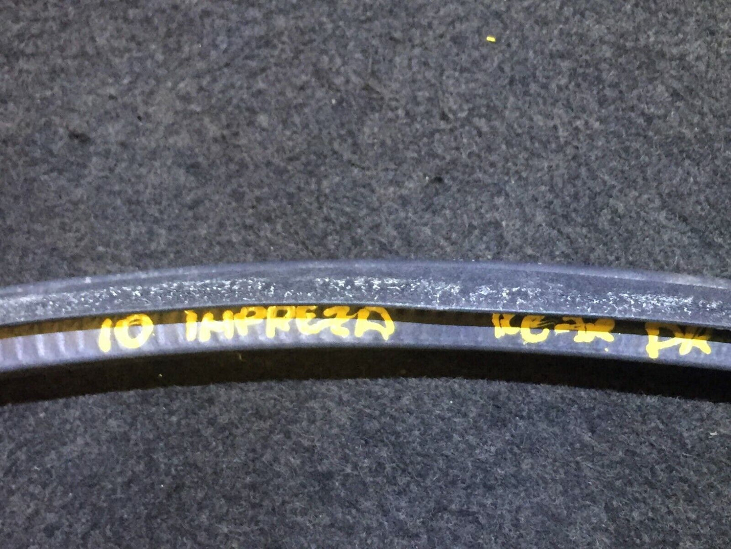 08 09 10 Subaru Impreza Rear Left Driver Side Door Weatherstrip Seal OEM