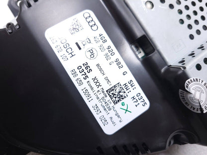 12 13 14 15 16 17 Audi A7 Speedometer Instrument Panel Cluster Gauge OEM