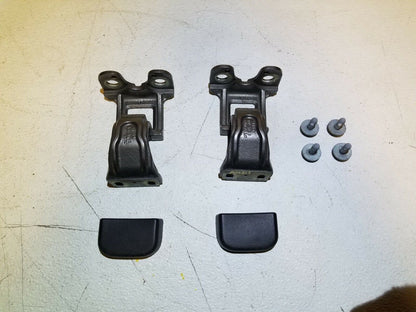 03 04 05 06 Audi A4 B6 Rear Convertible Top Storage Hinge Support Pair OEM