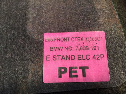 02 03 04 05 BMW 745i E65 Front Right Passenger Seat Lumbar Support Pad OEM