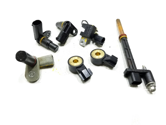 15-17 Ford Mustang Gt Engine Crankshaft Camshaft Sensor Pressure 7pcs OEM 5.0l