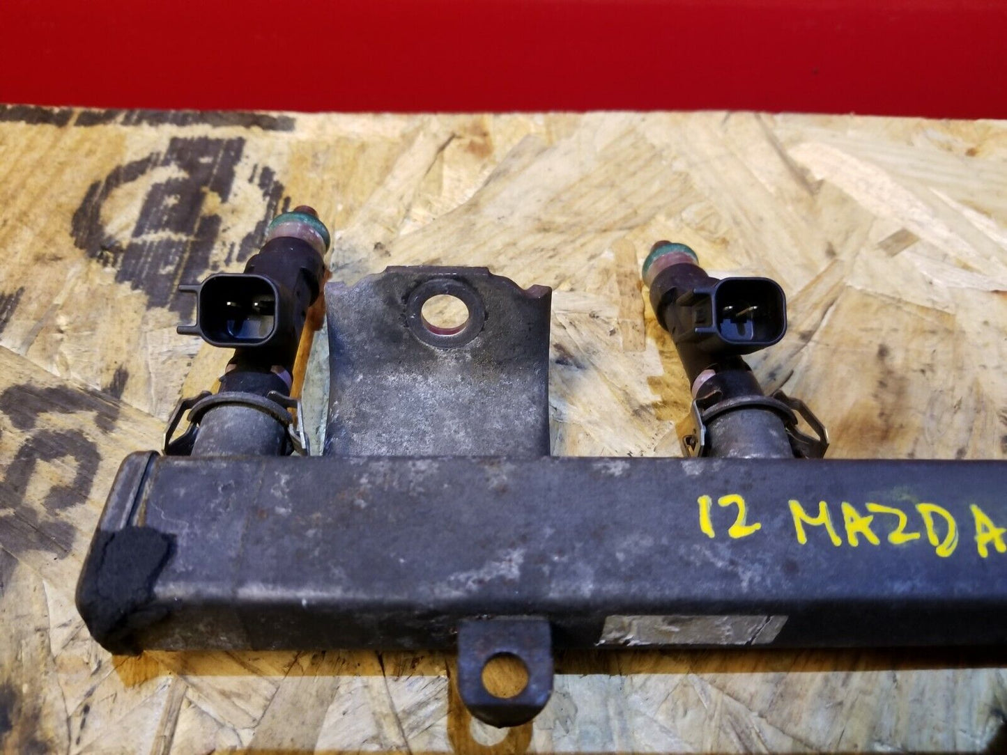 09 10 11 12 13 Mazda 6 Fuel Rail W/ Injectors  2.5l OEM 72k Miles