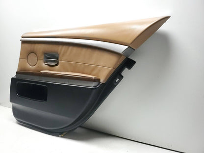 02 03 04 05 BMW 745i E65 Rear Door Trim Panel Right Passenger Side OEM