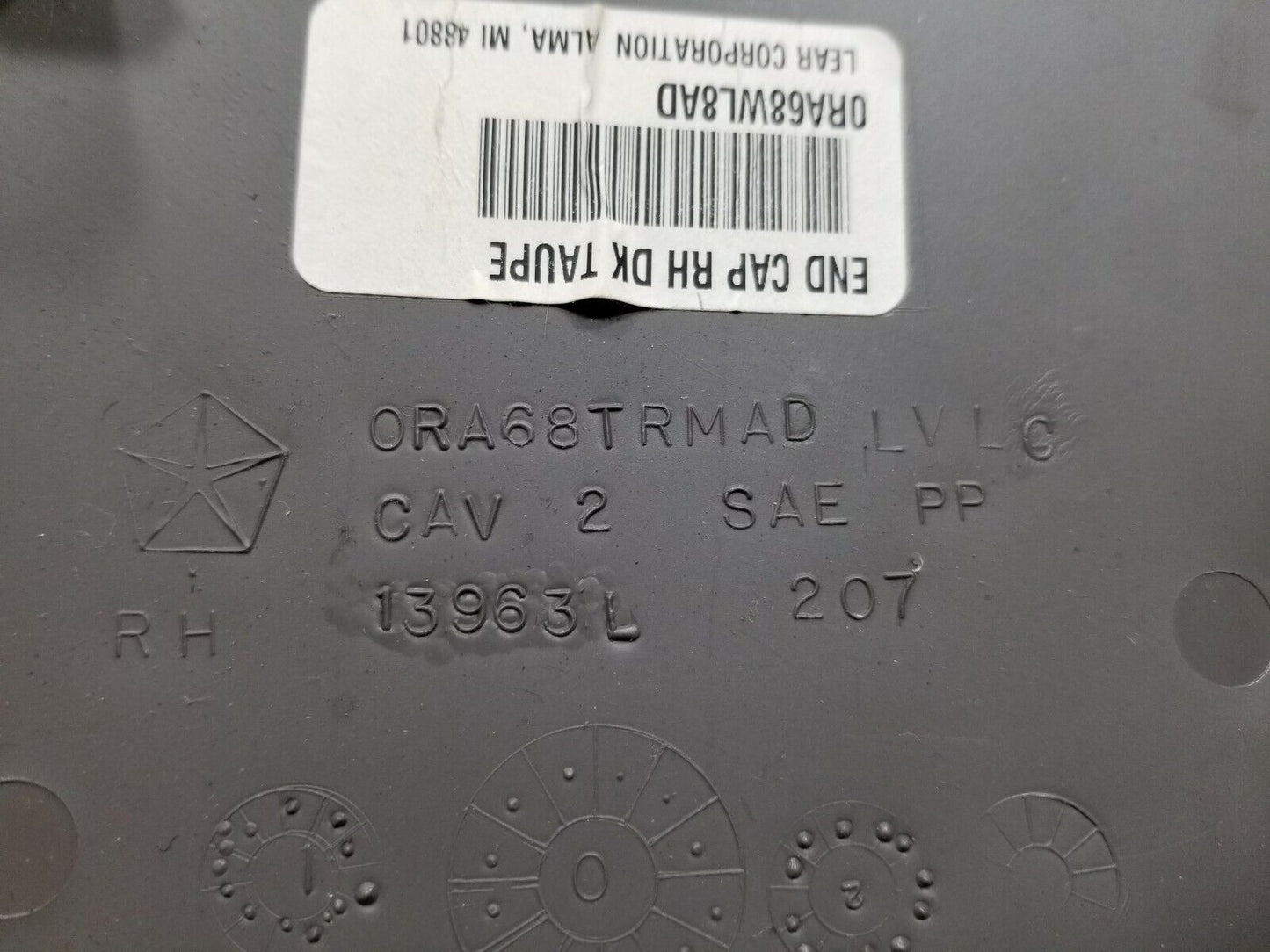04 05 06 Chrysler Sebring Convertible Dash End Cap Cover Right Pass Side OEM