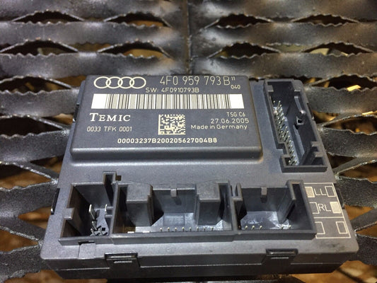 05 06 07 08 Audi A6 C6 Front Driver Door Window Control Module OEM 4f0959793