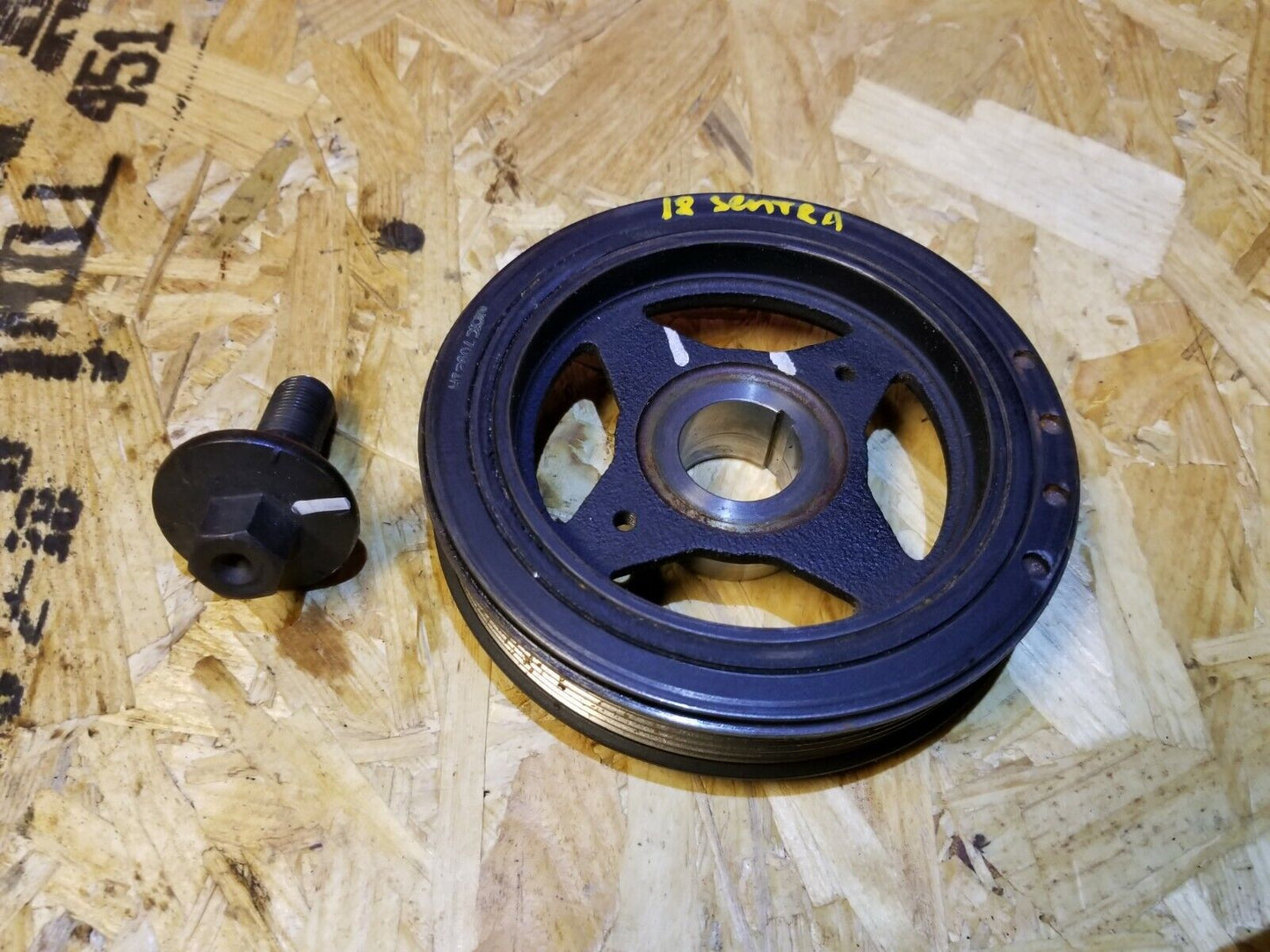 16 17 18 Nissan Sentra 1.8l Crankshaft Pulley Harmonic Balancer OEM 8k Miles