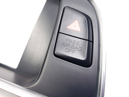 2009-2017 Audi Q5 Center Dash Display Surround Trim Bezel & Hazard Switch   OEM
