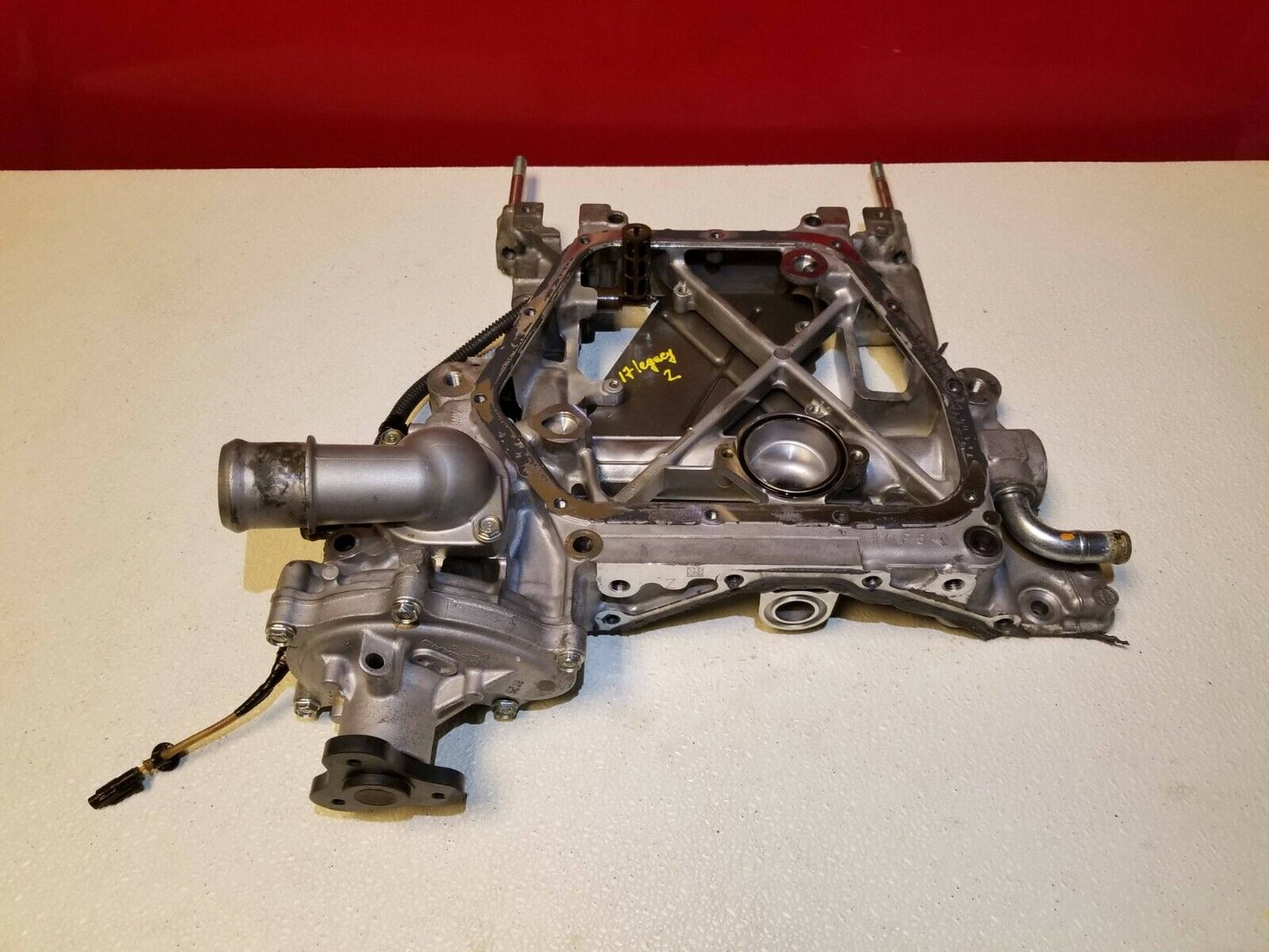 16 17 Subaru Legacy 2.5l Engine Upper Oil Pan OEM 10k Miles