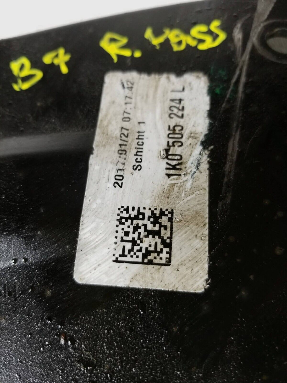 12-19 Volkswagen Passat 1.8t Rear Control Arm Passenger Side Right 3pcs OEM