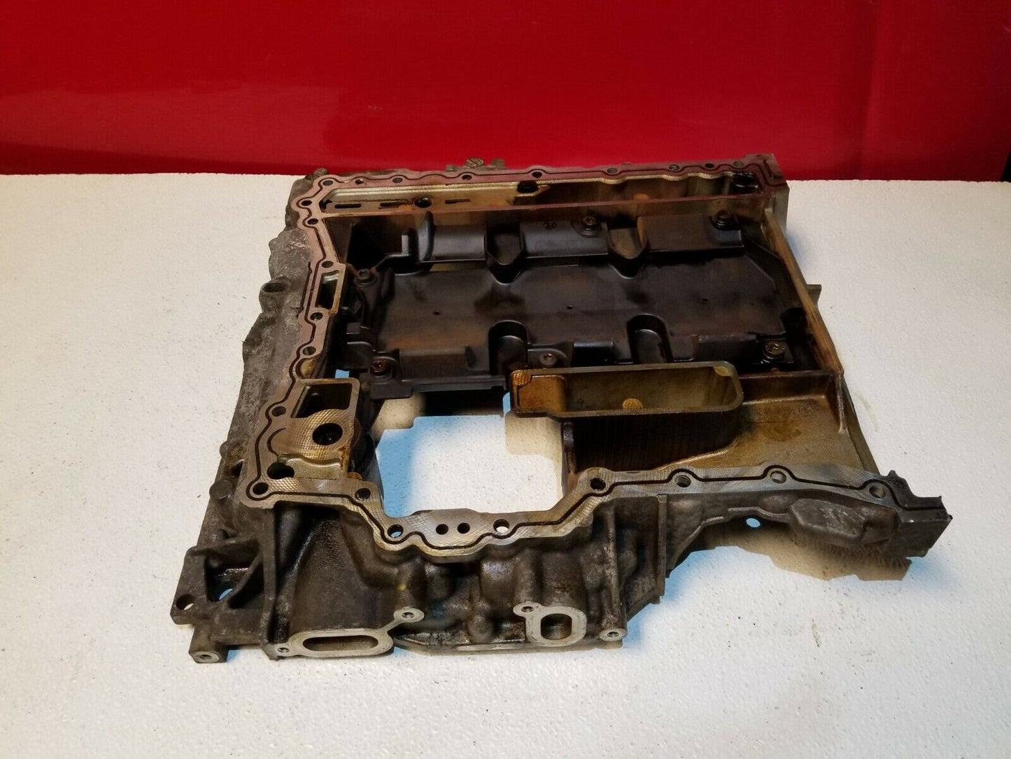 08 09 10 11 Audi A5 3.2l Engine Upper Oil Pan OEM