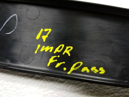 17 18 19 Subaru Impreza Sport Front Right Pass Door Sill Cover OEM 64k Miles