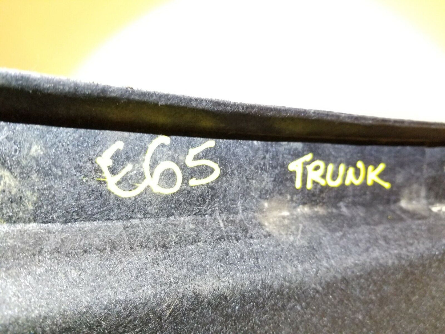 02 03 04 05 BMW 745i Trunk Lid Trim Panel Cover OEM
