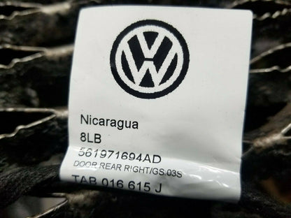 10 11 12 13 14 VW Passat Rear Right Passenger Door Wire Harness OEM 41k