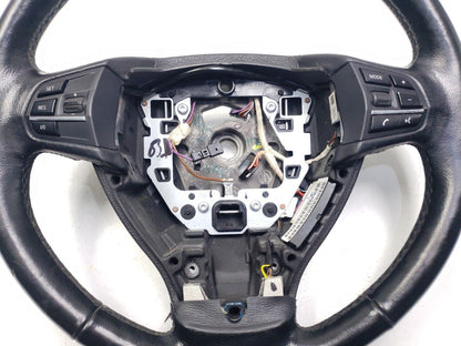11 12 13 BMW 535xi F10 Steering Wheel Leather 9229479 OEM