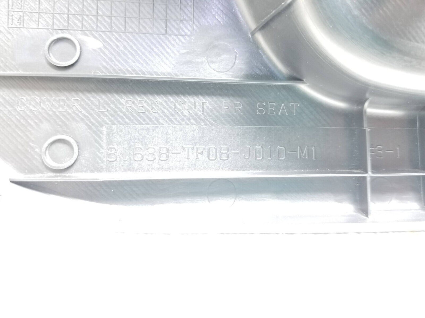 09 10 11 12 13 14 Honda Fit Front Left Driver Seat Side Cover Trim 6pcs OEM