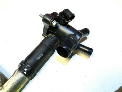 15 16 17 18 Chevy Impala 2.5l Engine Coolant Thermostat Outlet W/ Hose Pipe OEM