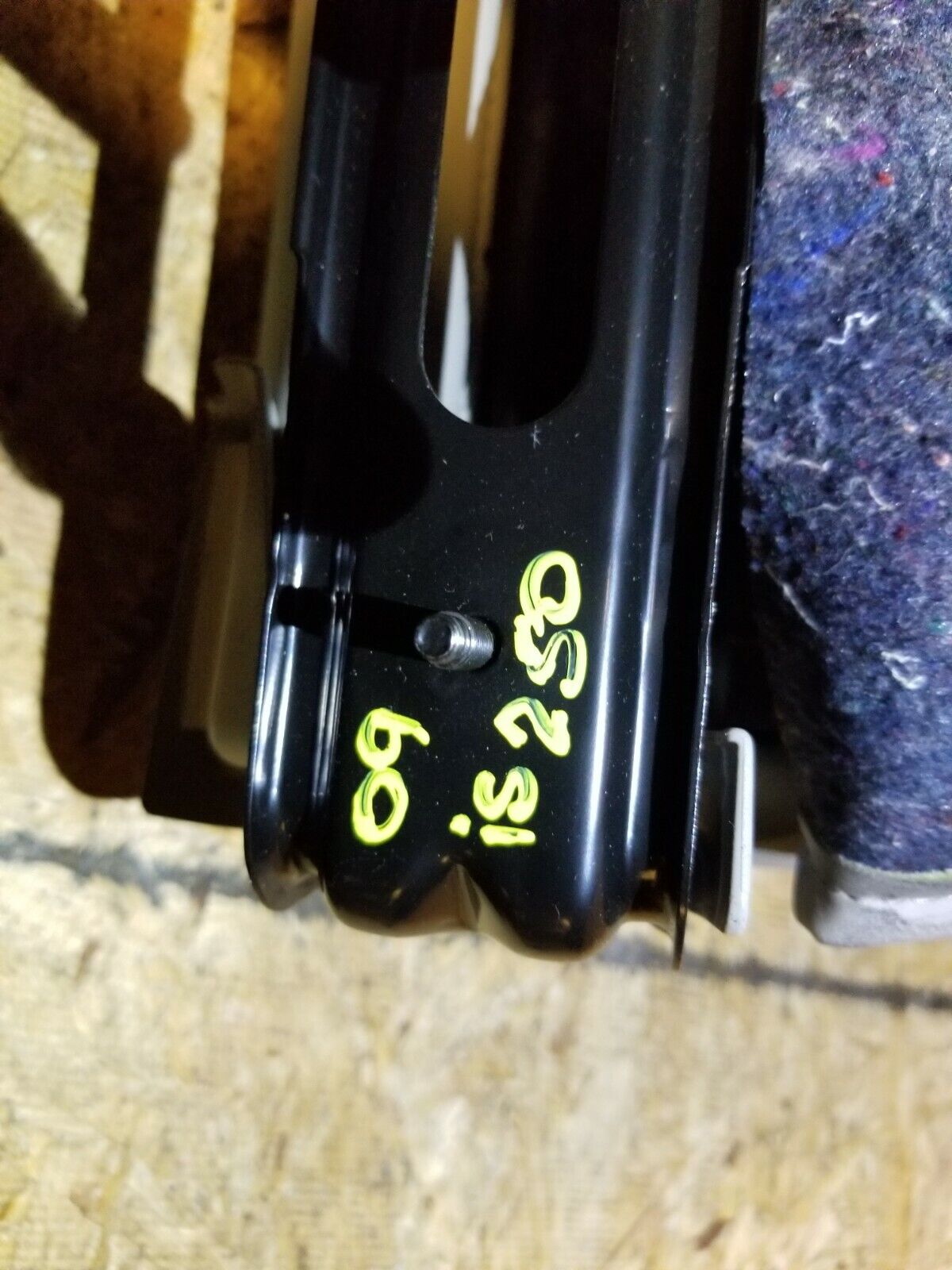 09 10 11 12 13 Lexus IS250 Rear Seat Arm Rest Armrest OEM