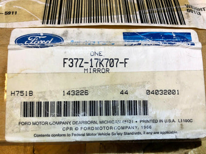 93 94 Ranger Nos OEM Ford Left Driver Side Rear View Mirror Glass New