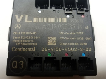 12 13 14 Mercedes-benz C300 Front Left Driver Door Control Module 2129003914 OEM