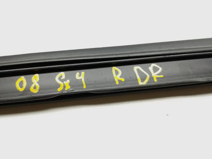 07 - 13 Suzuki Sx4 Hatchback Rear Door Lower Weatherstrip Seal Pass Right OEM