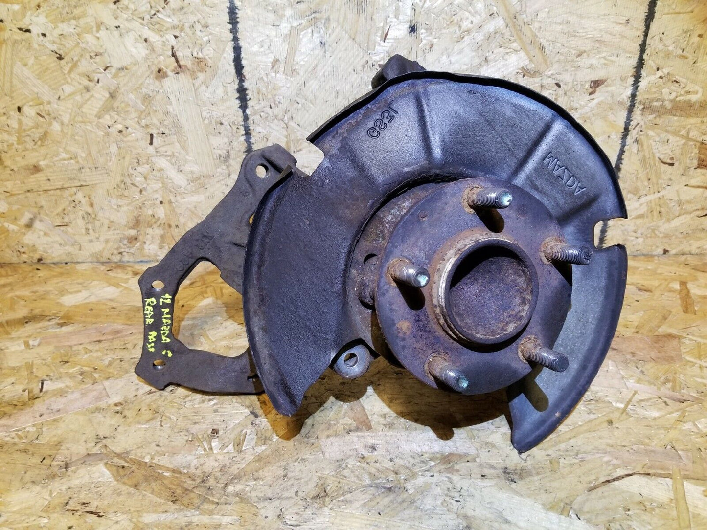 09 10 11 12 13 Mazda 6 Spindle Knuckl Rear Right Pass Side E W/ Speed Sensor Oem