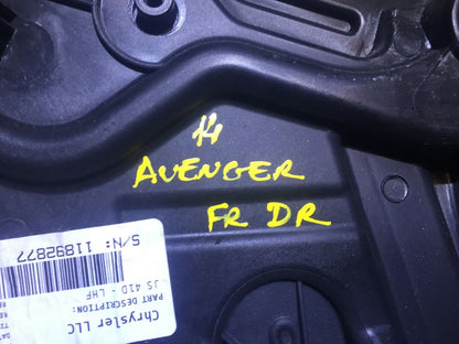 11 12 13 14 Dodge Avenger Front Left Driver Window Regulator Panel OEM D37