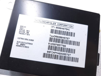 2006 - 2010 Jeep Grand Cherokee Radio Satellite Receiver Module P05064075ac OEM