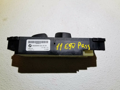 09 10 11 12 BMW 328xi E90 Front Right Passenger Seat Adjust Switch Control OEM