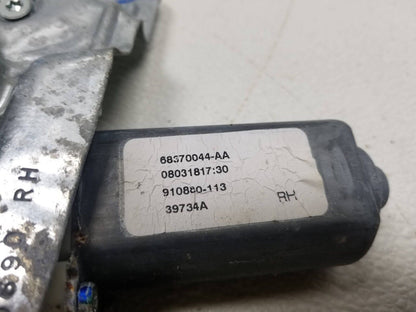 15 16 17 18 Dodge Challenger Right Pass Door Window Regulator Motor OEM 36k